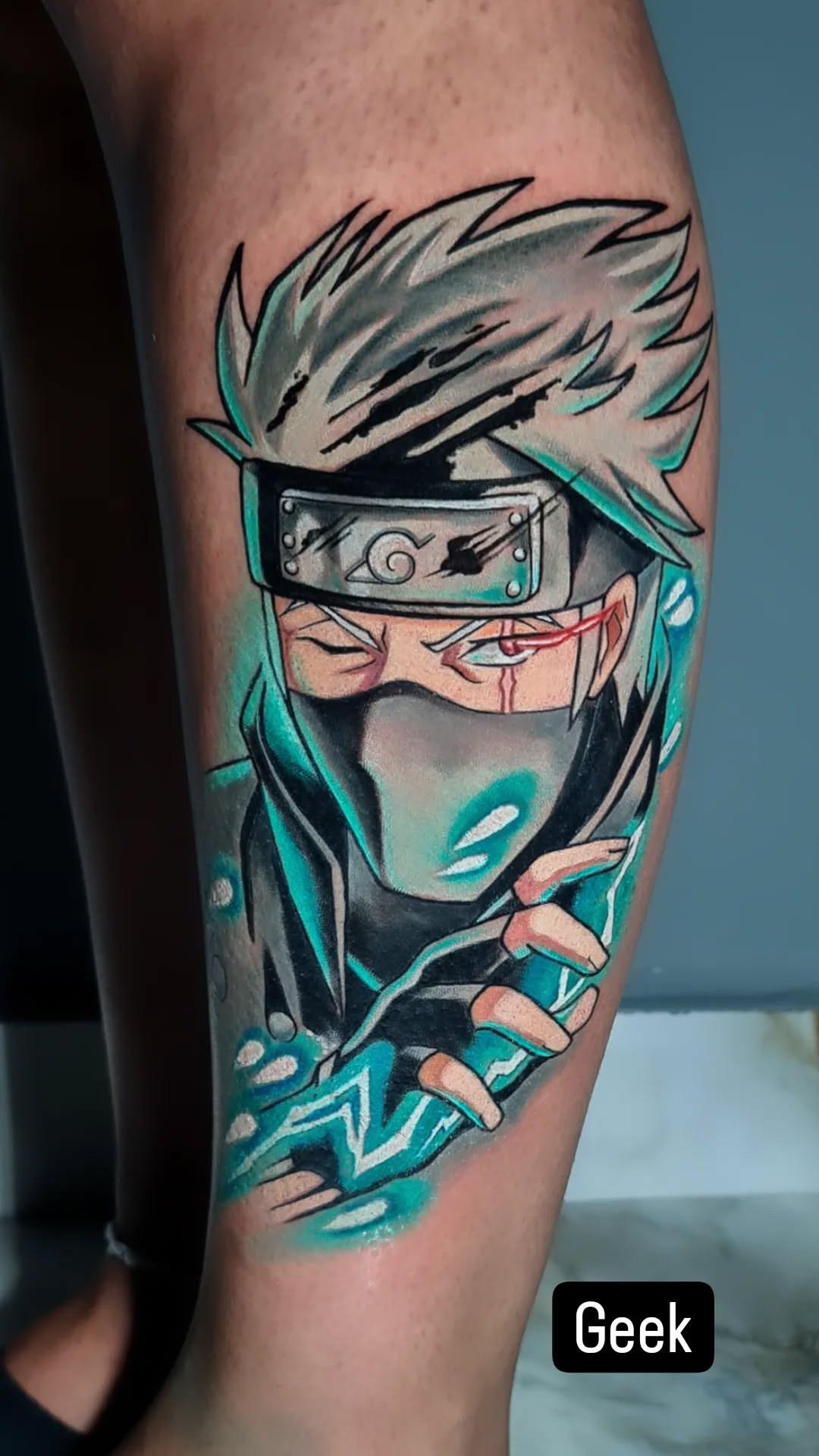 Tatuagem geek colorida